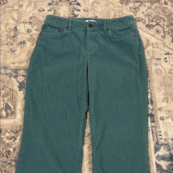 Ann Taylor Loft Boot Cut wide leg Corduroy Pants Size 4 100% cotton - Picture 2 of 12